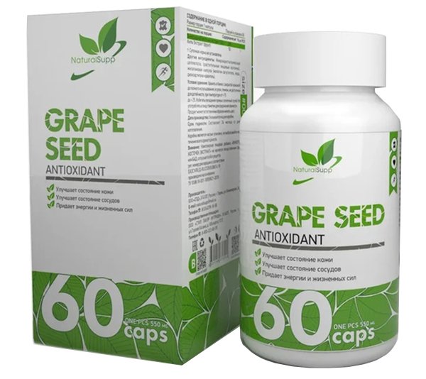NaturalSupp Grape Seed, 60 капс.